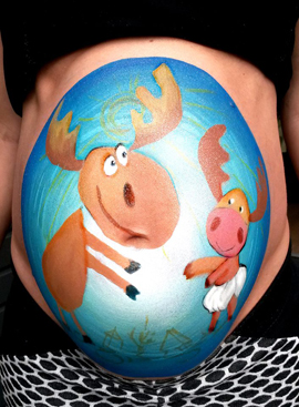 Belly Painting Looklab Nederland